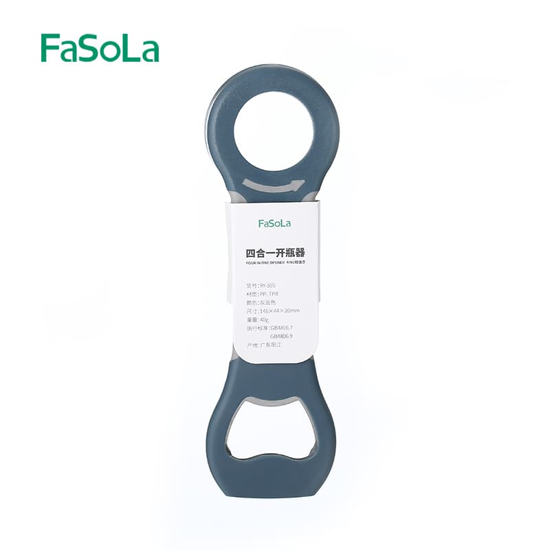 Fasola 4-in-1 Can Opener - Effortless Can Opening and More